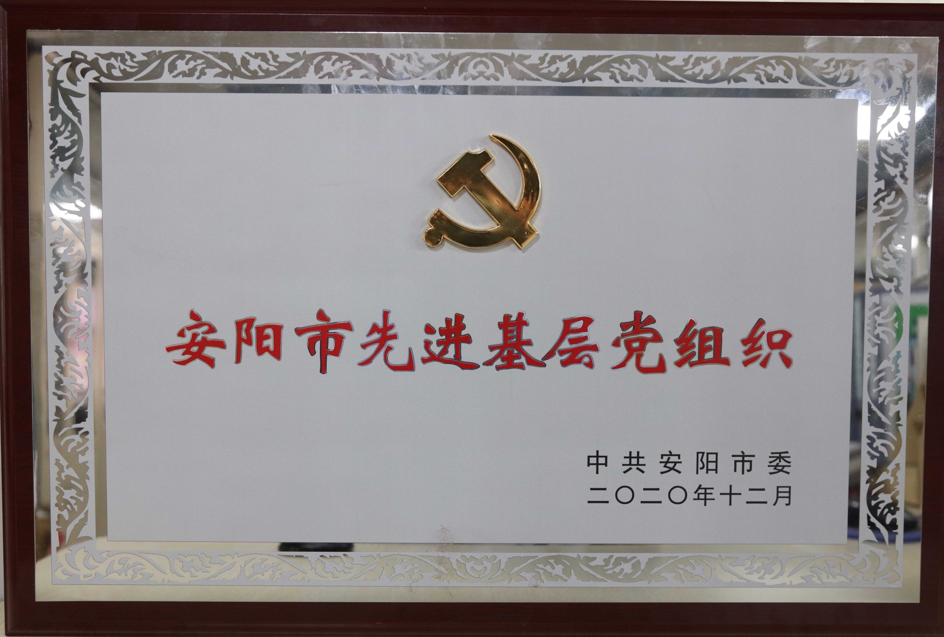 安阳市先进基层党组织