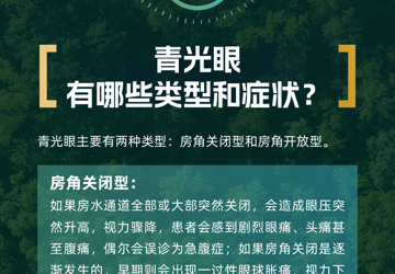 一图读懂：青光眼-致盲的“隐形杀手“
