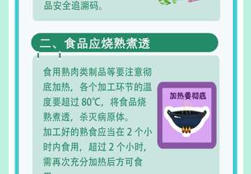 预防食物中毒做好这5点