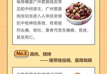 谨防食源性寄生虫病